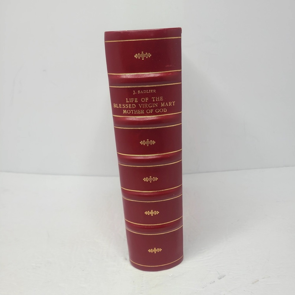 Antique Life of the Blessed Virgin Mary Orsini Mrs J Sadlier‎ 1865 Book